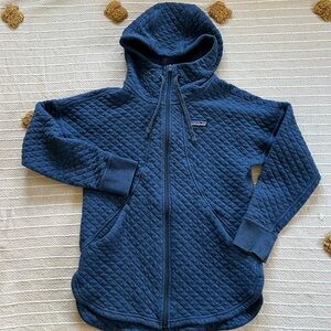 Patagonia Navy Quilted Hoodie